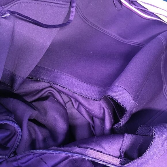 Adrianna Papell Boutique Purple Ruffles Lined Dress Size 12 - Picture 6 of 8